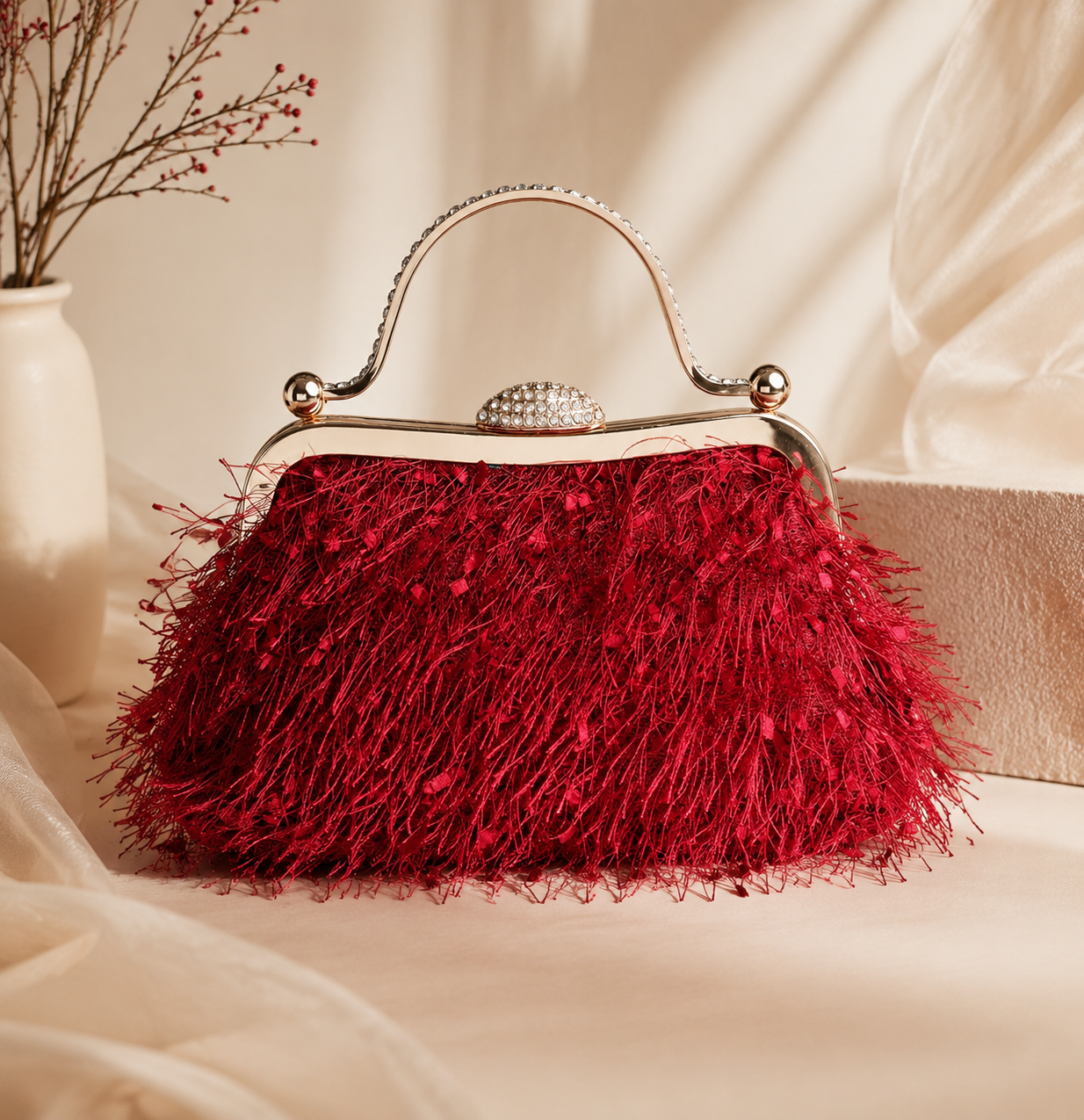 Tassel Women's Evening Handbag