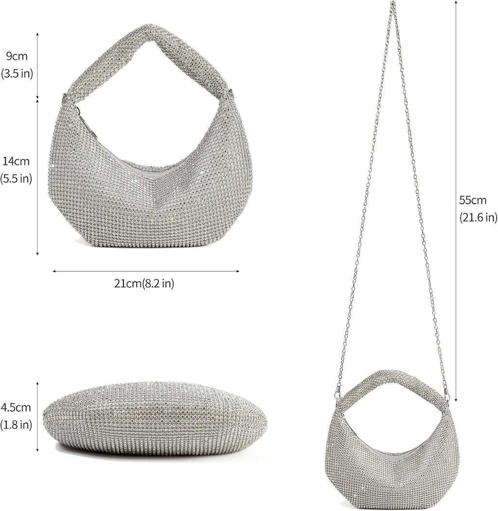 Bling Going Out For Women Rhinestone Crossbody Purse Evening Bags For Women Wedding