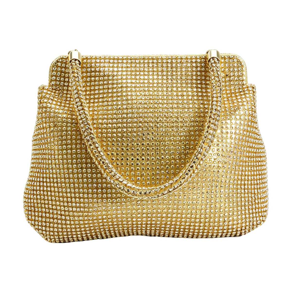 Rhinestone Evening Bag for Women, Sparkly Crystal Clutch Purse Detachable Chain Crossbody Shoulder Handbag