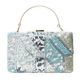 Sequin Geometric Clutch for Women Sparkly Evening Bag